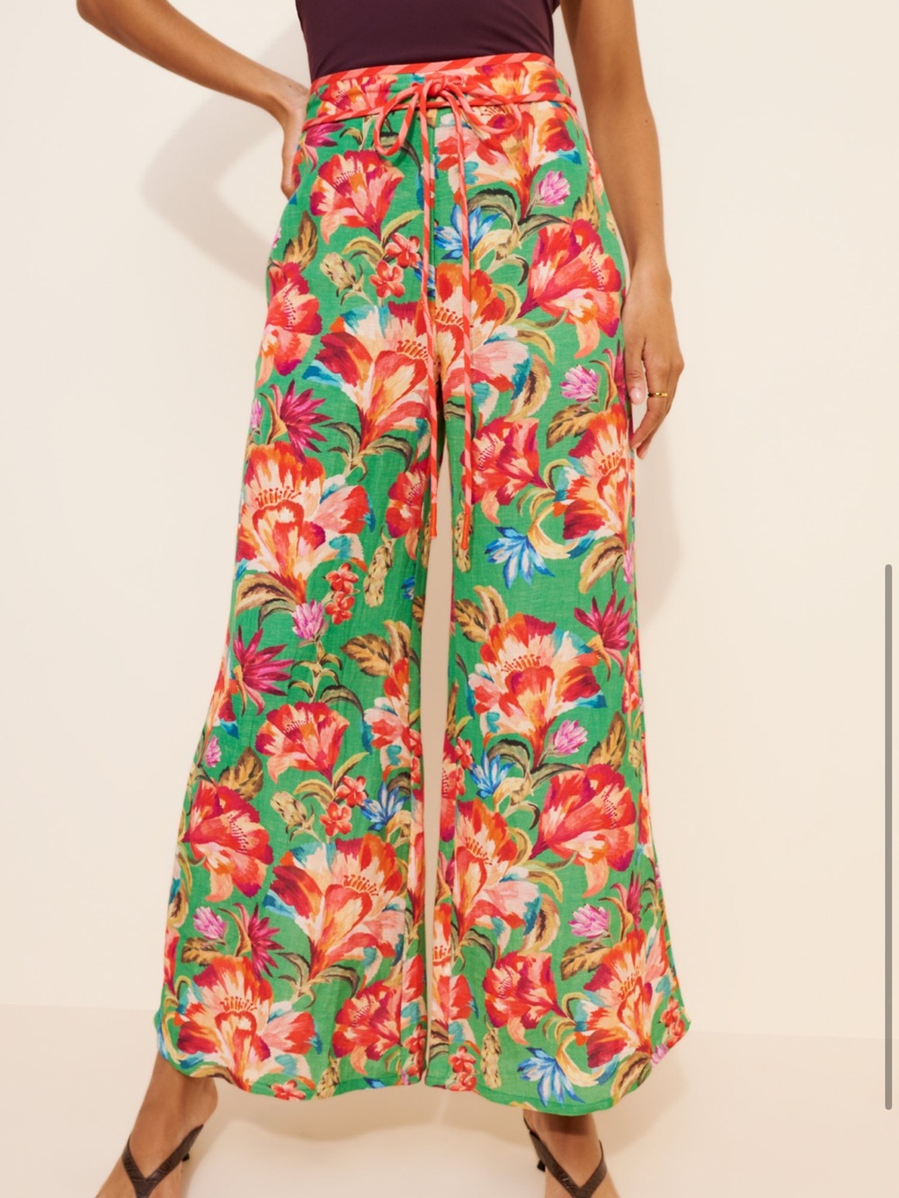 Farm Rio Floral Pants - Picture 3 of 4